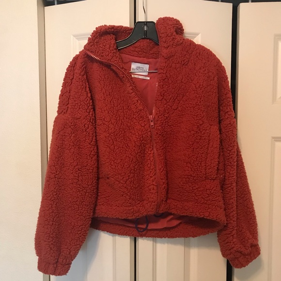 Urban Outfitters Jackets & Coats | Urban Outfitters Fuzzy Warm Zip Up